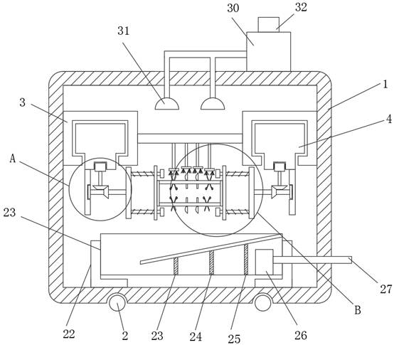 An emergency rapid disinfection device for knives in obstetrics and gynecology