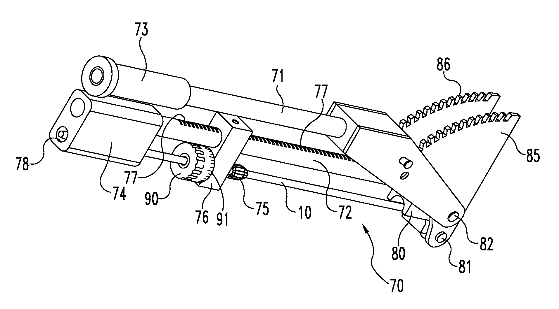 System and device for designing and forming a surgical implant