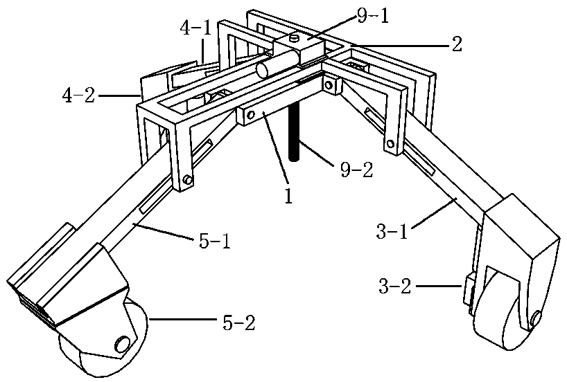 Electric moving trolley used for steering test table