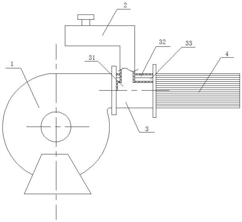 Gas molecular collision diffusion premixed low-nitrogen combustion device and its combustion head