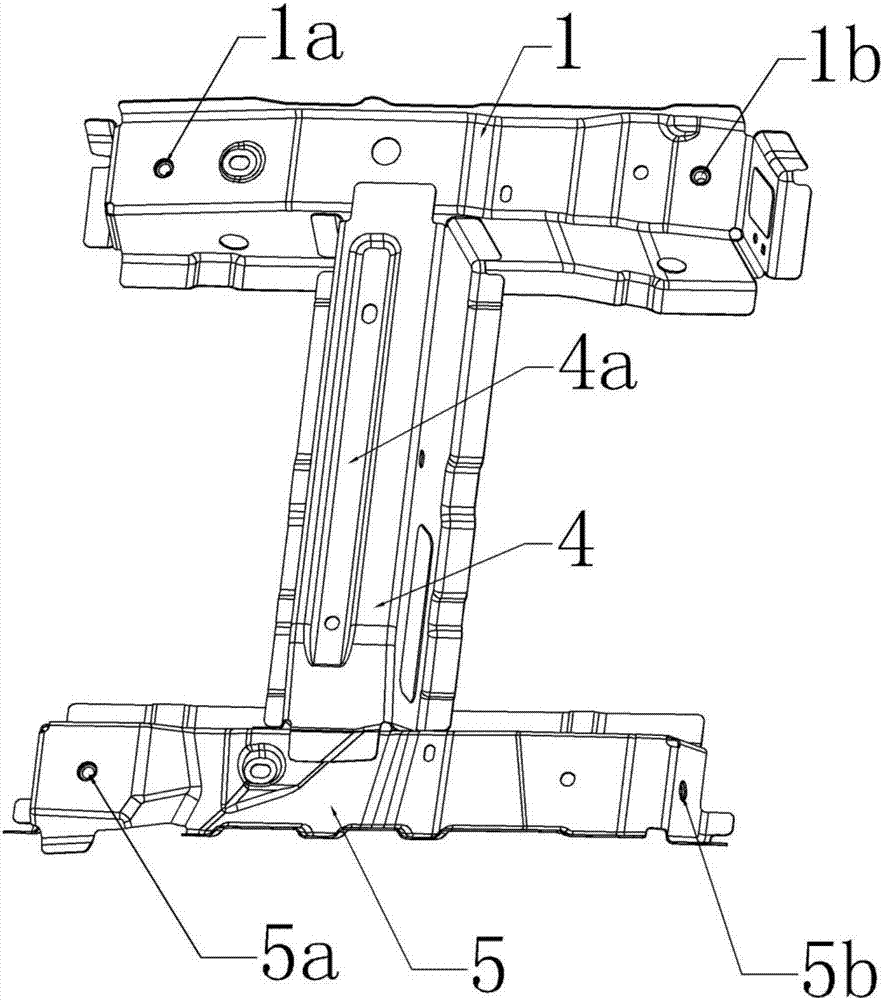 Front seat cross beam assembly