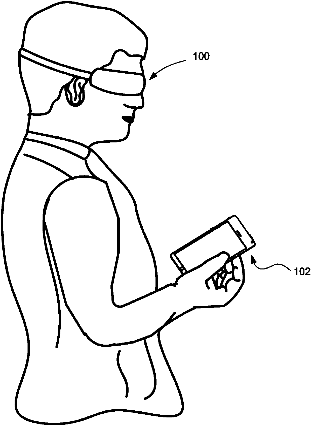 System and method for providing continuity between real world movement and movement in a virtual/augmented reality experience