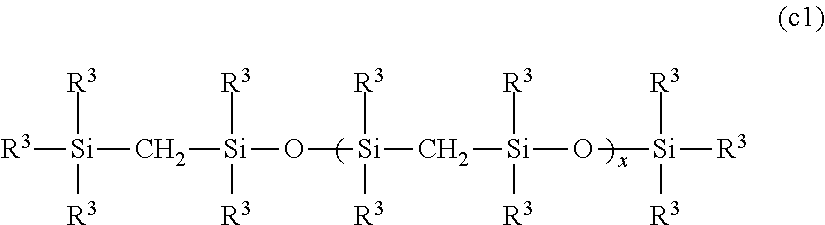 Addition reaction-curable organopolysilmethylenesiloxane copolymer composition