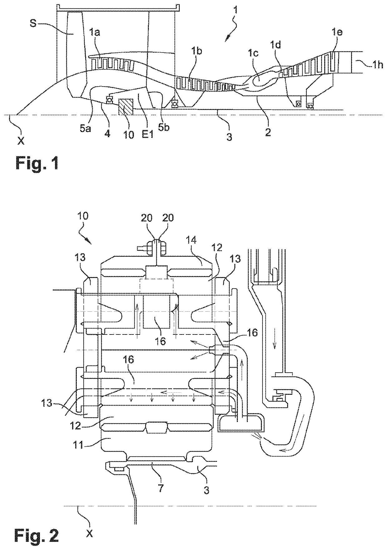 Assembly comprising a lubricating wheel and lubricant nozzles for a planetary gear speed reducer of a turbomachine