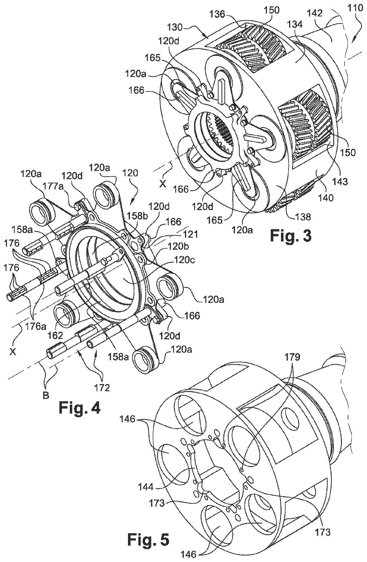 Assembly comprising a lubricating wheel and lubricant nozzles for a planetary gear speed reducer of a turbomachine