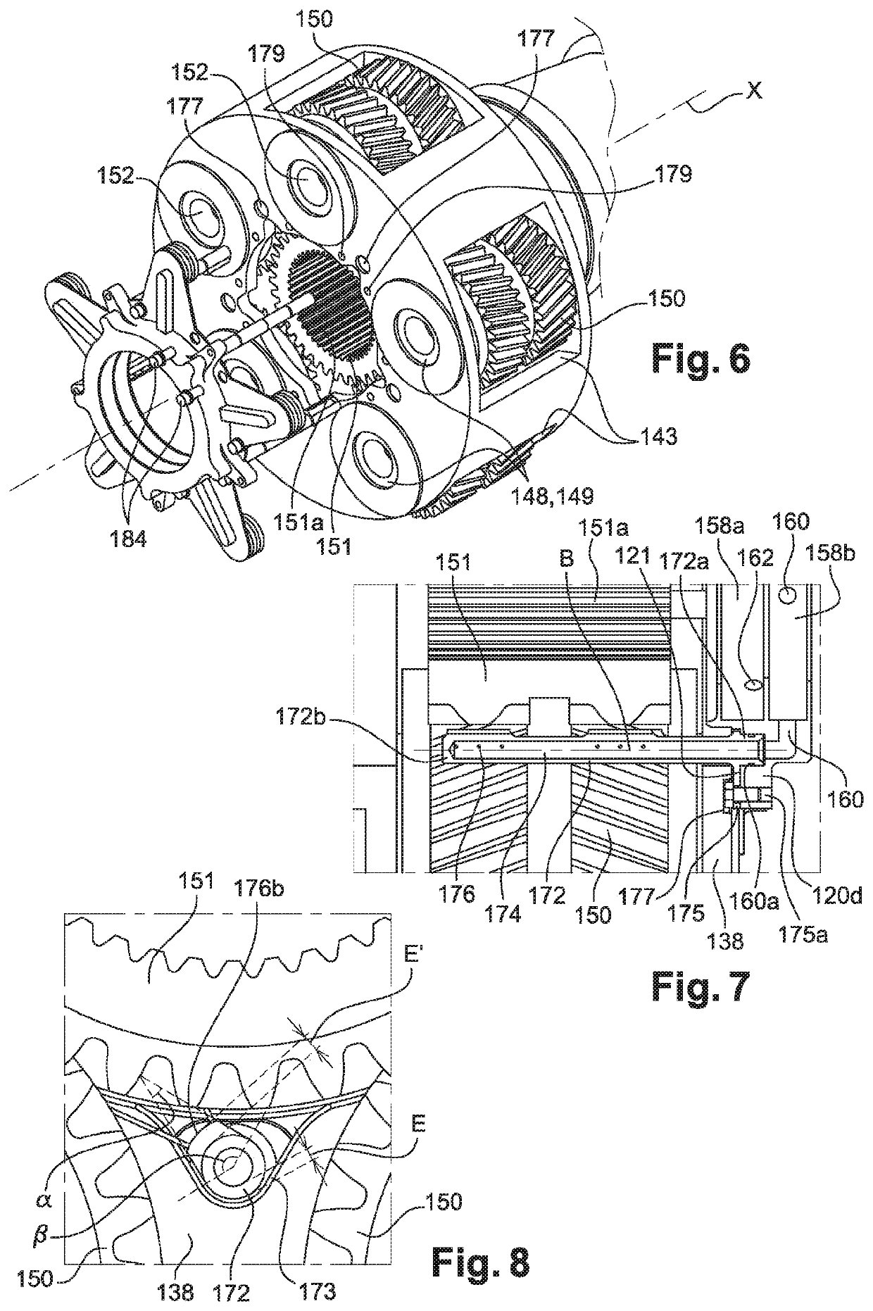 Assembly comprising a lubricating wheel and lubricant nozzles for a planetary gear speed reducer of a turbomachine