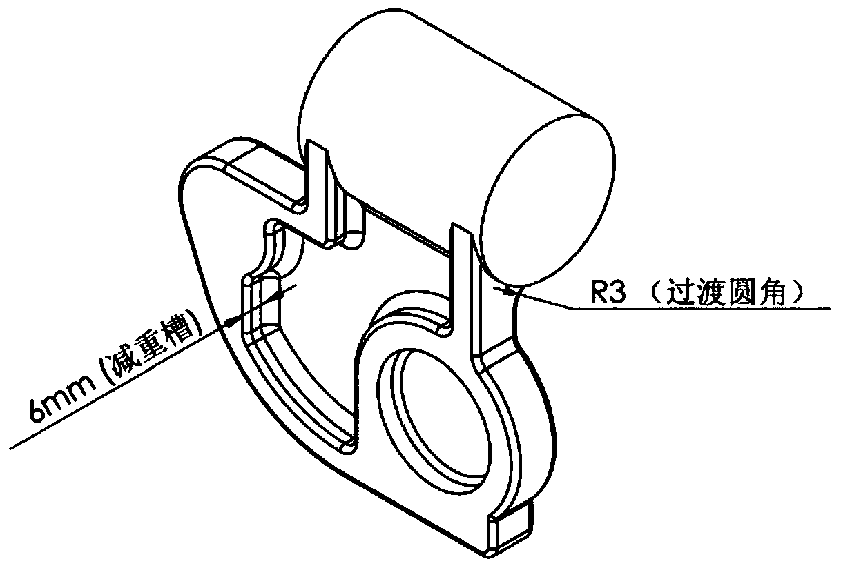 Design and processing method of aluminum alloy hanger forging for high-speed car plug door