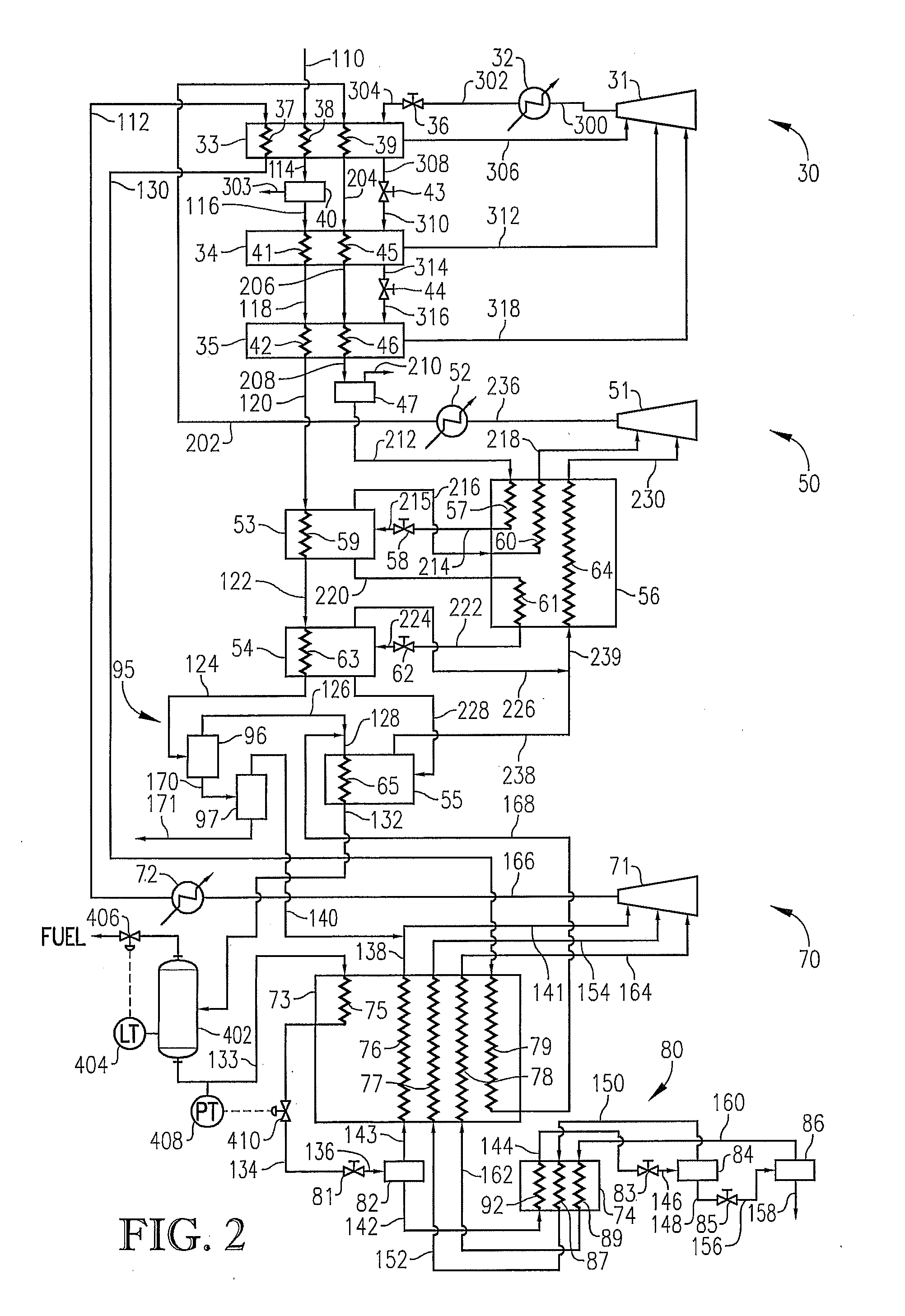 System for incondensable component separation in a liquefied natural gas facility