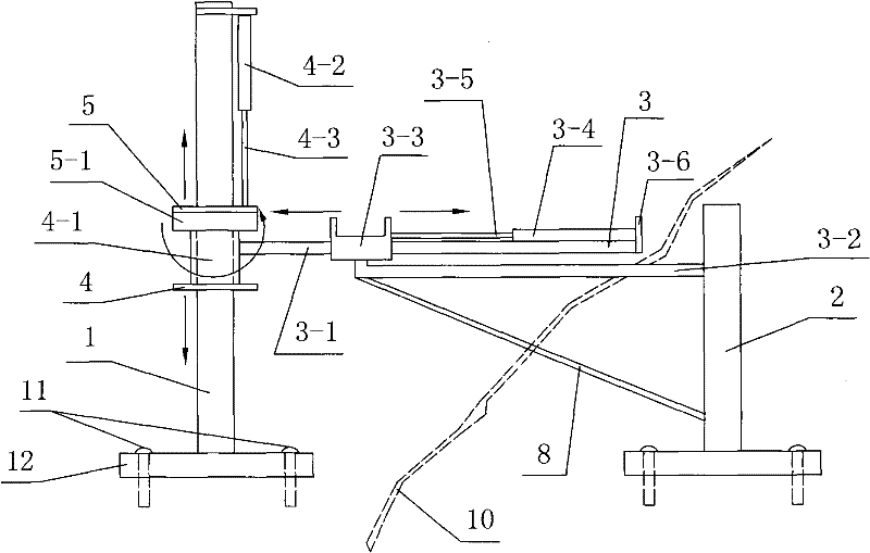 Gauge for three directional deformation of ground fissure