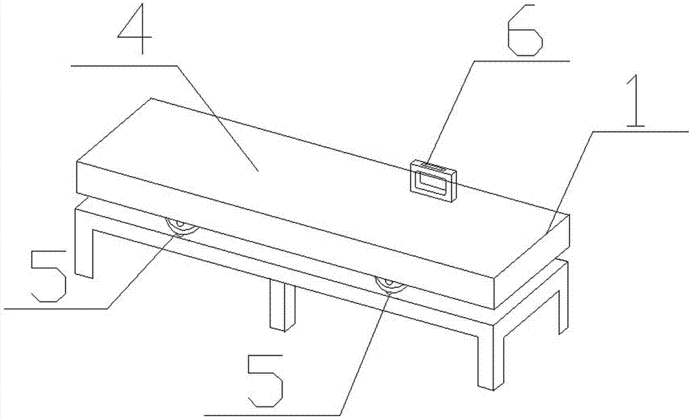 Checkout device for special textile level ruler and use method thereof