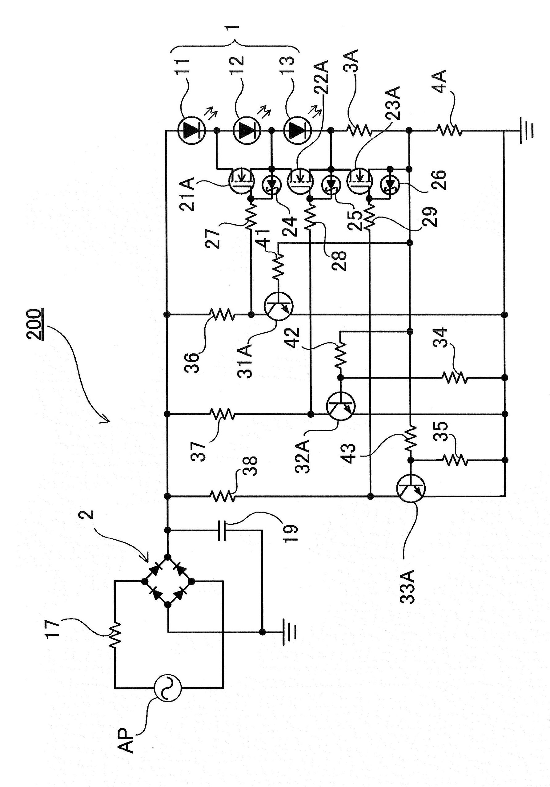 Light-emitting diode drive device and light-emitting diode illumination control method