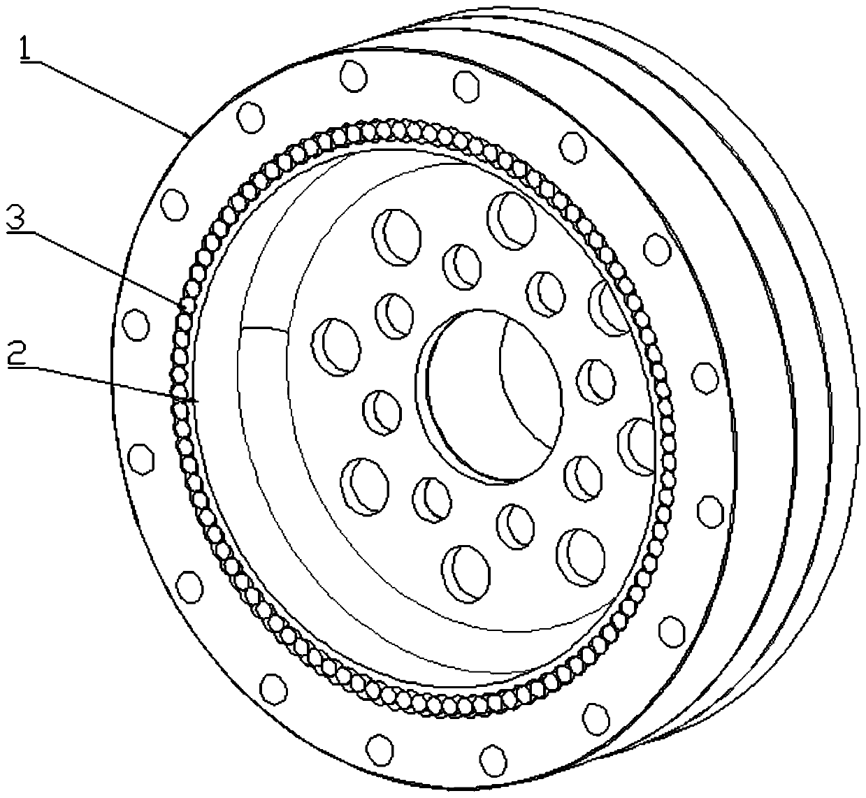 Inter-tooth transmission structure of speed reducer