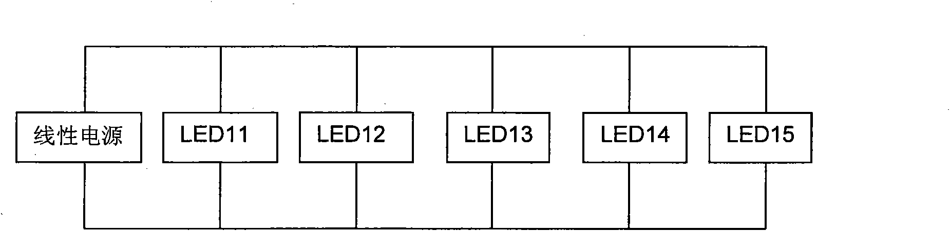 LED illumination system and linear power supply thereof