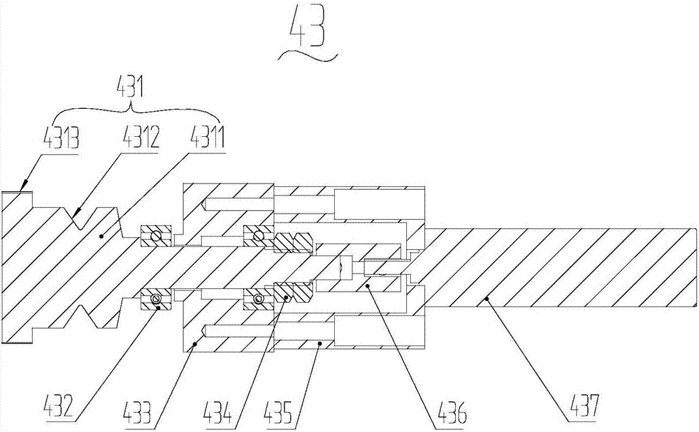 Curve orbit system with sliding blocks having independent driving force