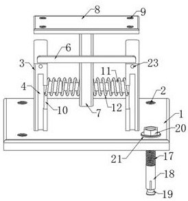 Multi-degree-of-freedom weak connection joint additionally provided with steel elevator shaft