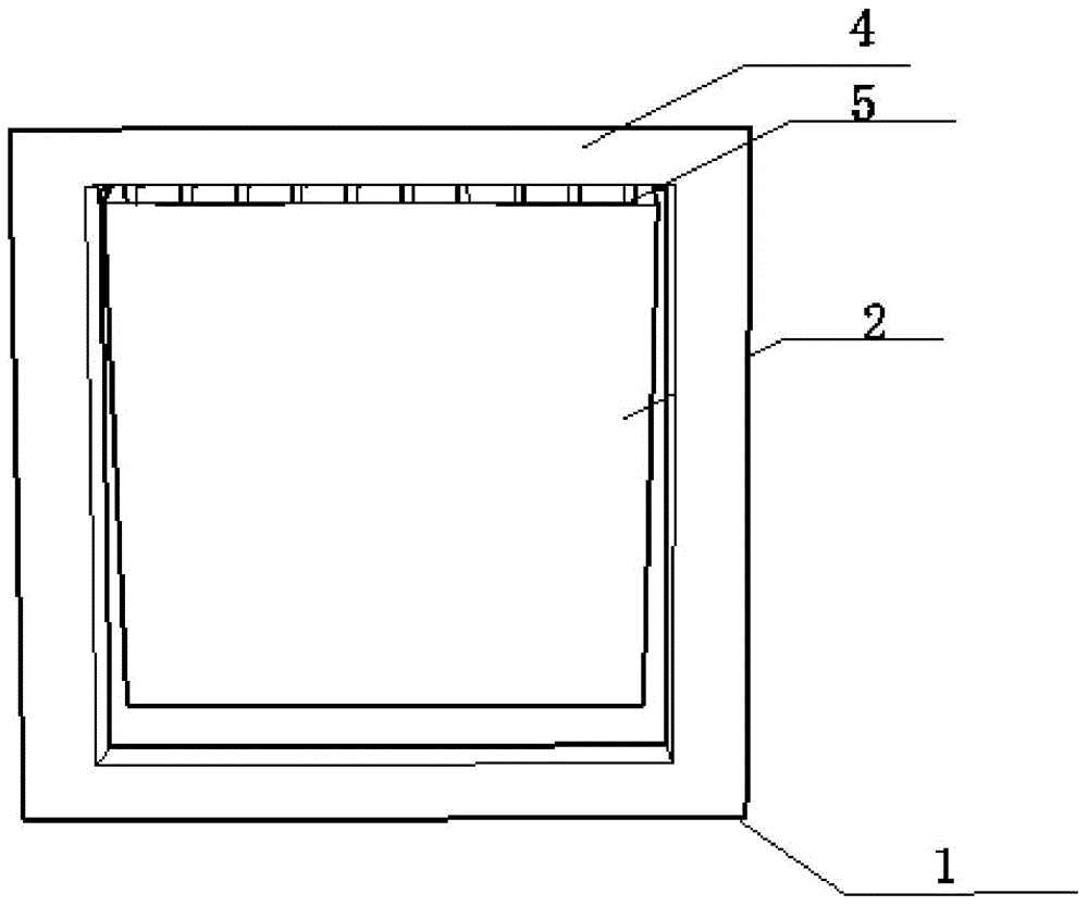 Hanging plate type earthquake reduction envelope structure of frame type structure building