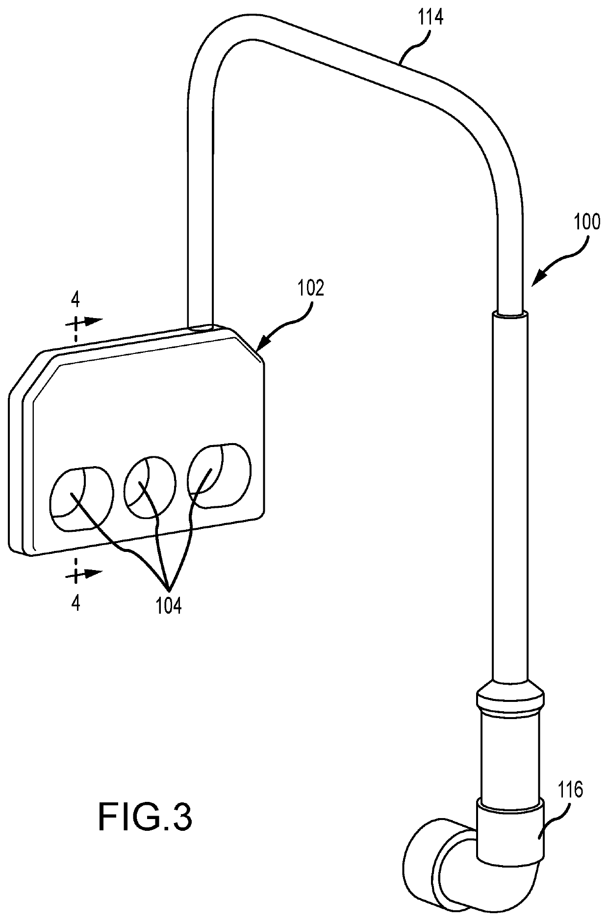 Fluid lance stop position sensor detection method and system