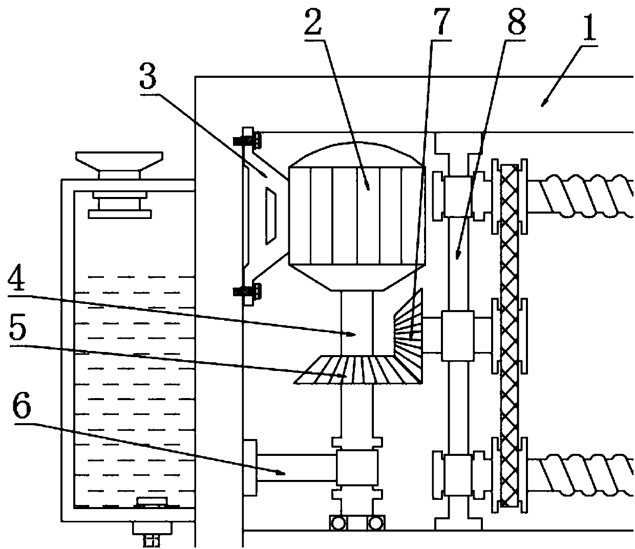 Agricultural sowing integrated device