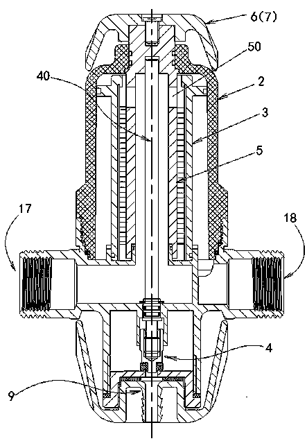 Inversion type pre-filter