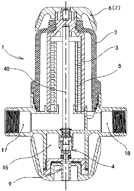 Inversion type pre-filter