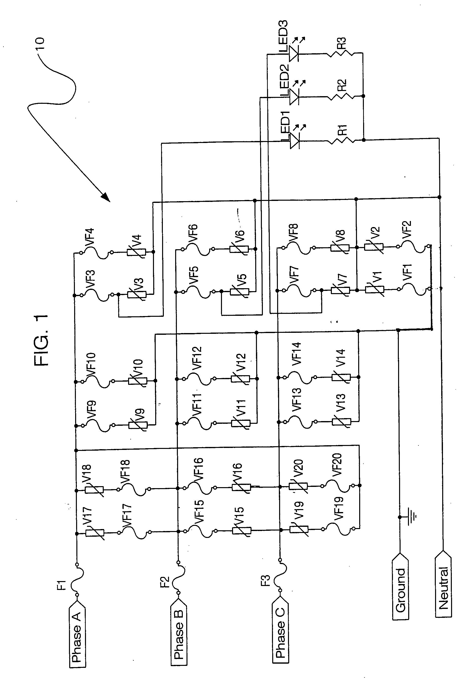 Apparatus and method for fusing voltage surge and transient anomalies in a surge suppression device