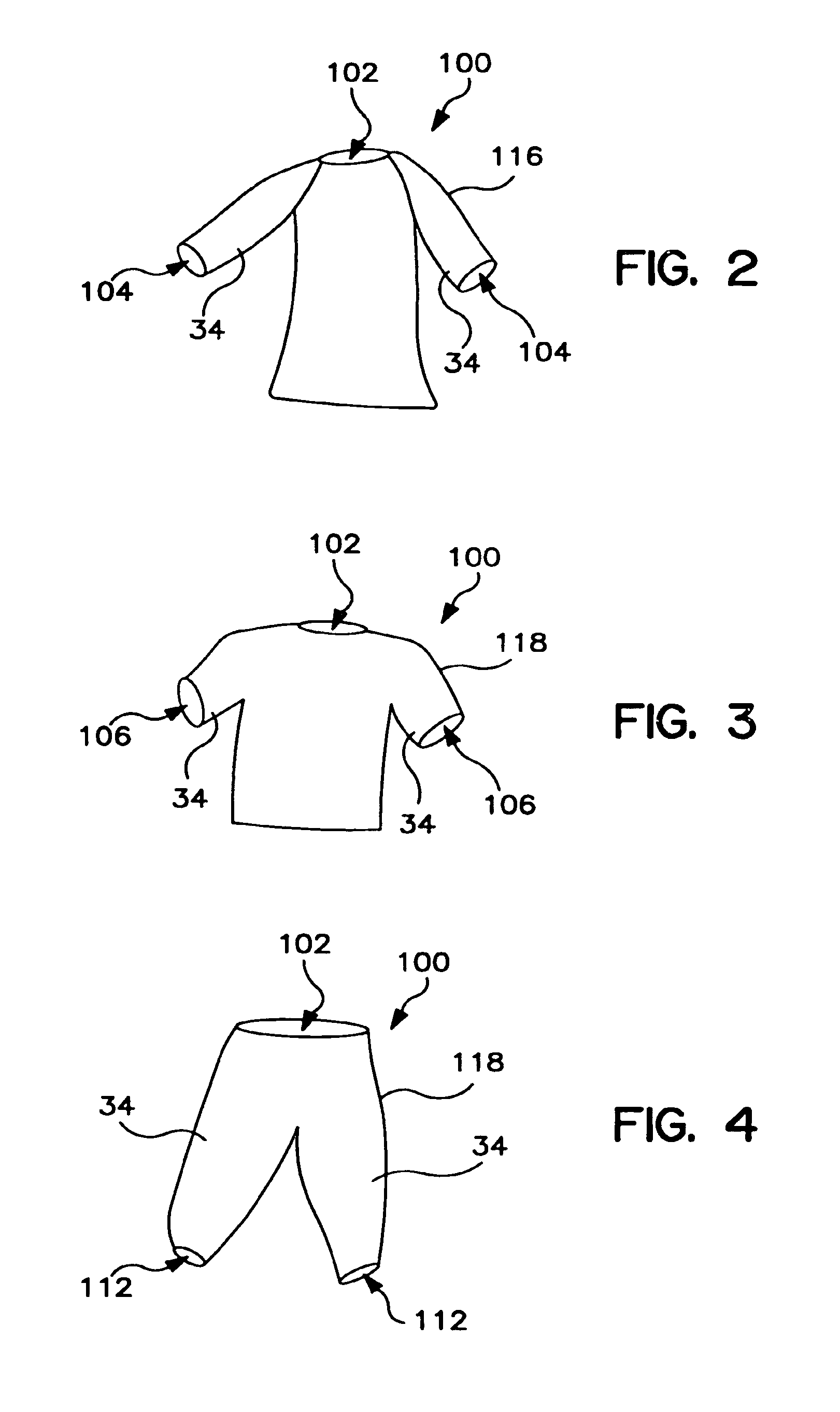 Garment including an elastomeric composite laminate