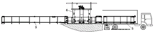 Multilayer storage and transport assembly line