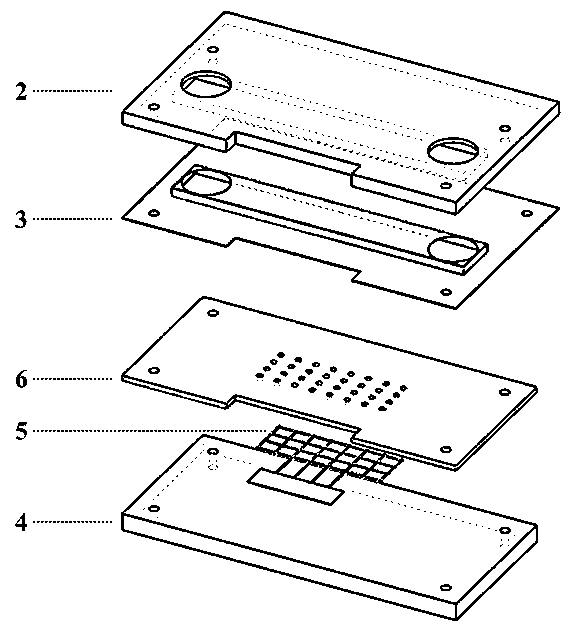 High-flux cell electrical fusion microfluidic chip device based on microporous microelectrode array