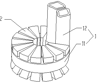 Internal-hole high-frequency quenching induction coil