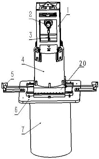 A moderator reflector hoisting transfer system and hoisting positioning and transfer method