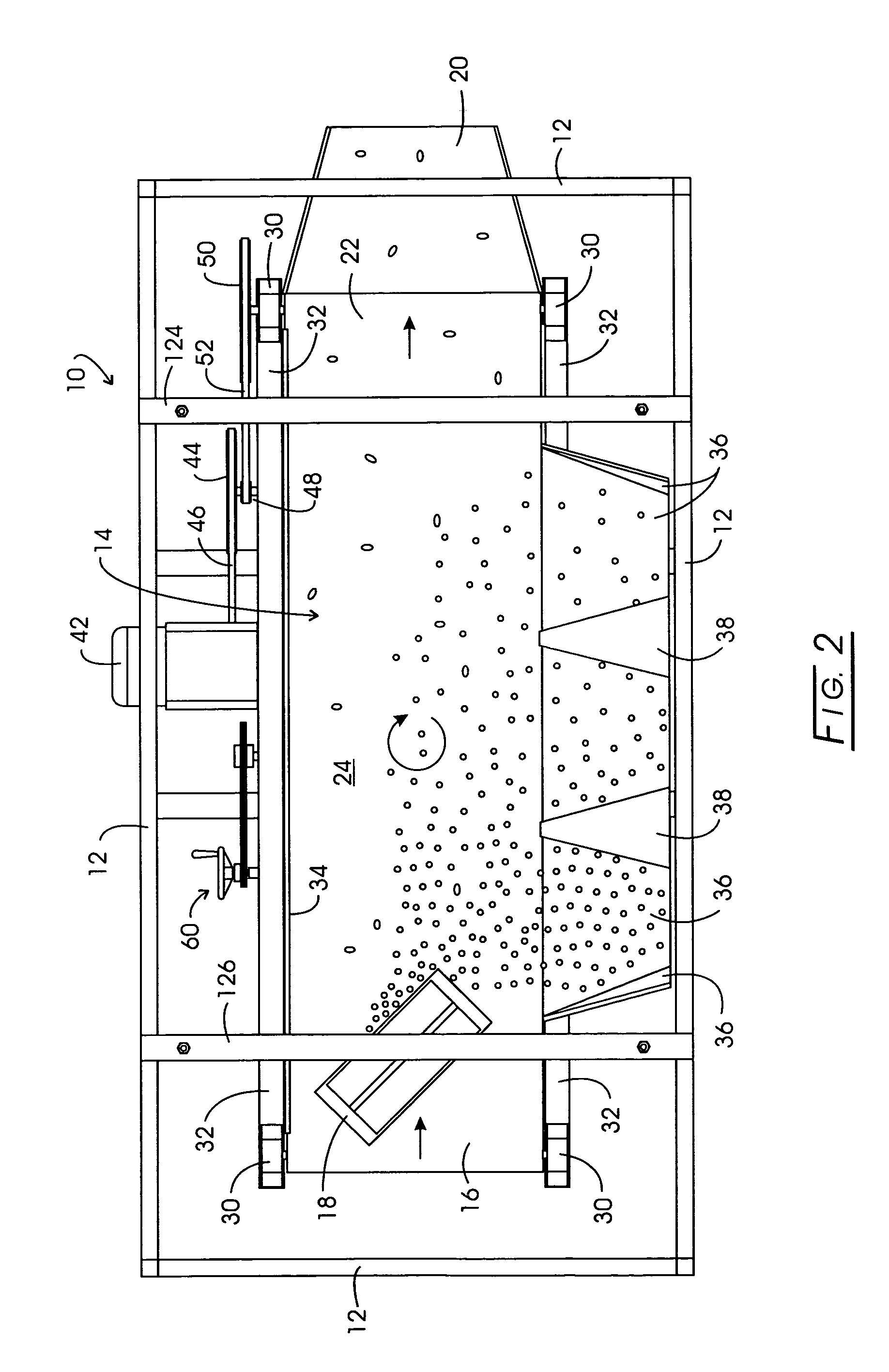 Food-stuff physical characteristic sorting apparatus and method