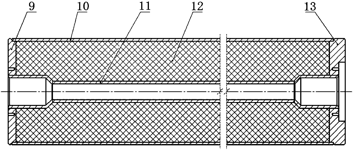 Transporting container generally used for reactor irradiation monitoring tubes