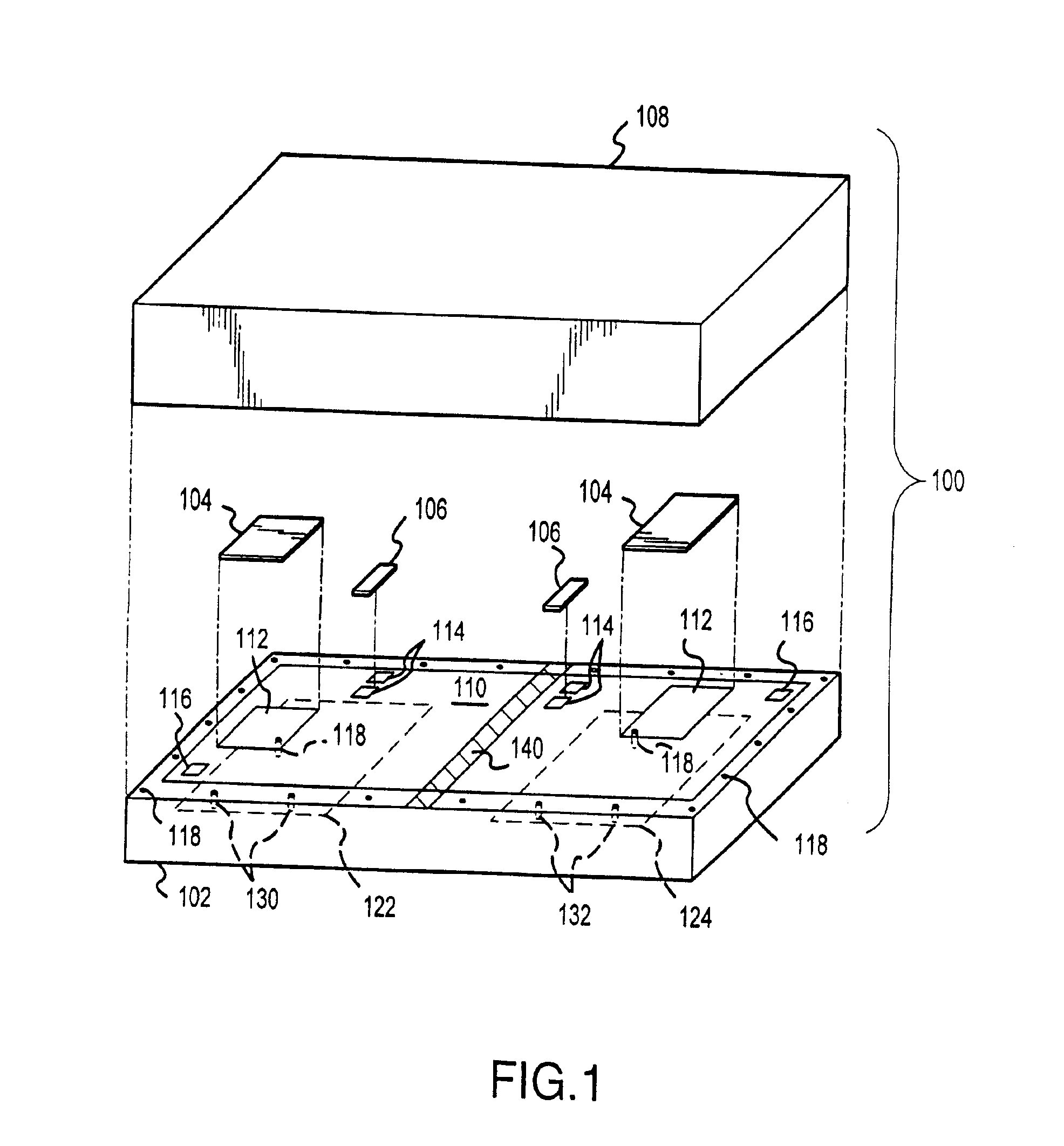 Multiple chip module with integrated RF capabilities
