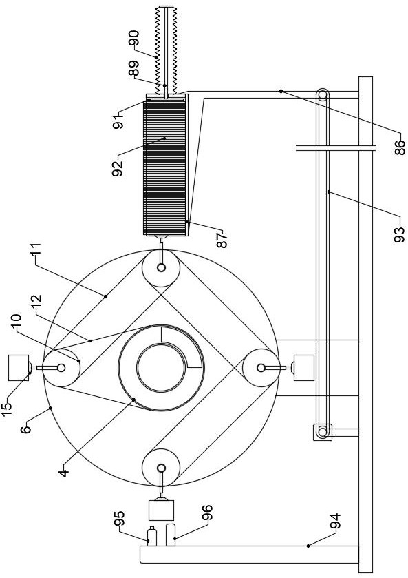 An electrical integrated flipping box packing mechanism