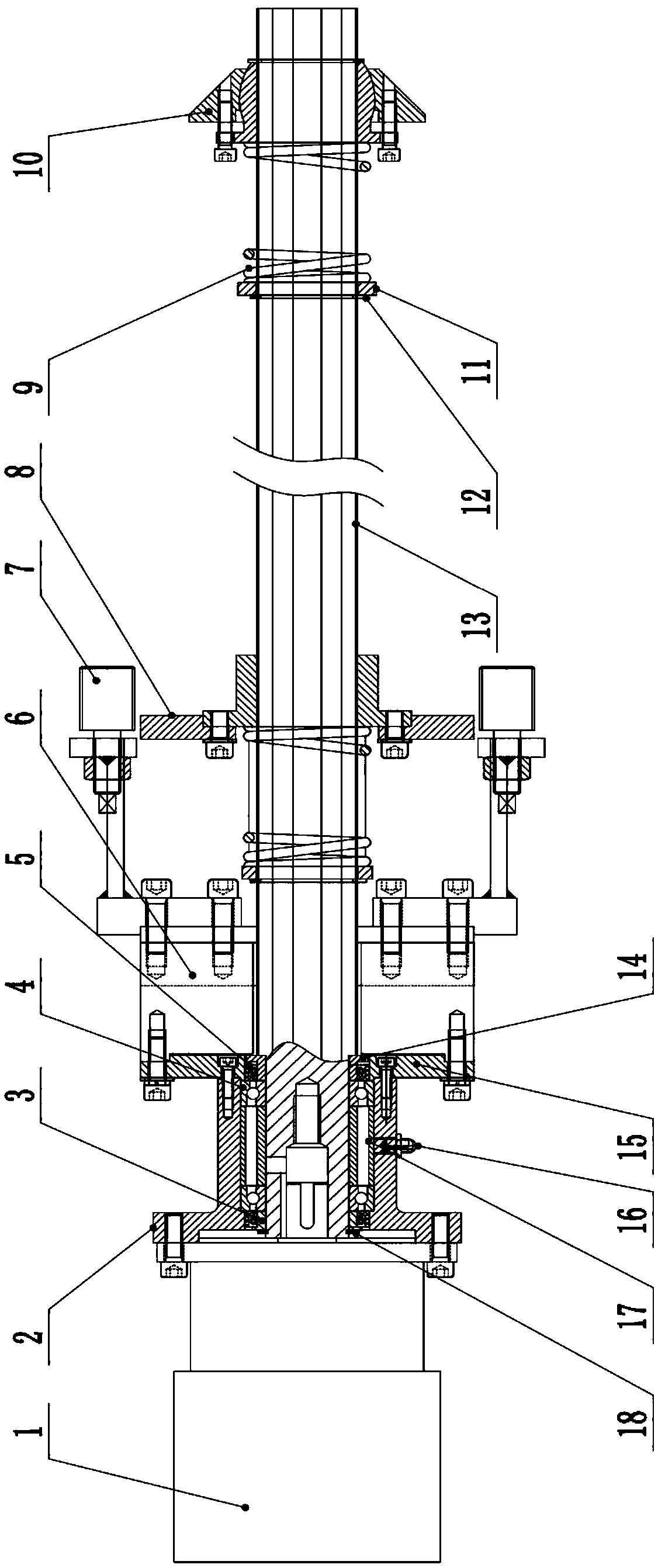 High-pressure grinding tool for end surface of main throttle valve