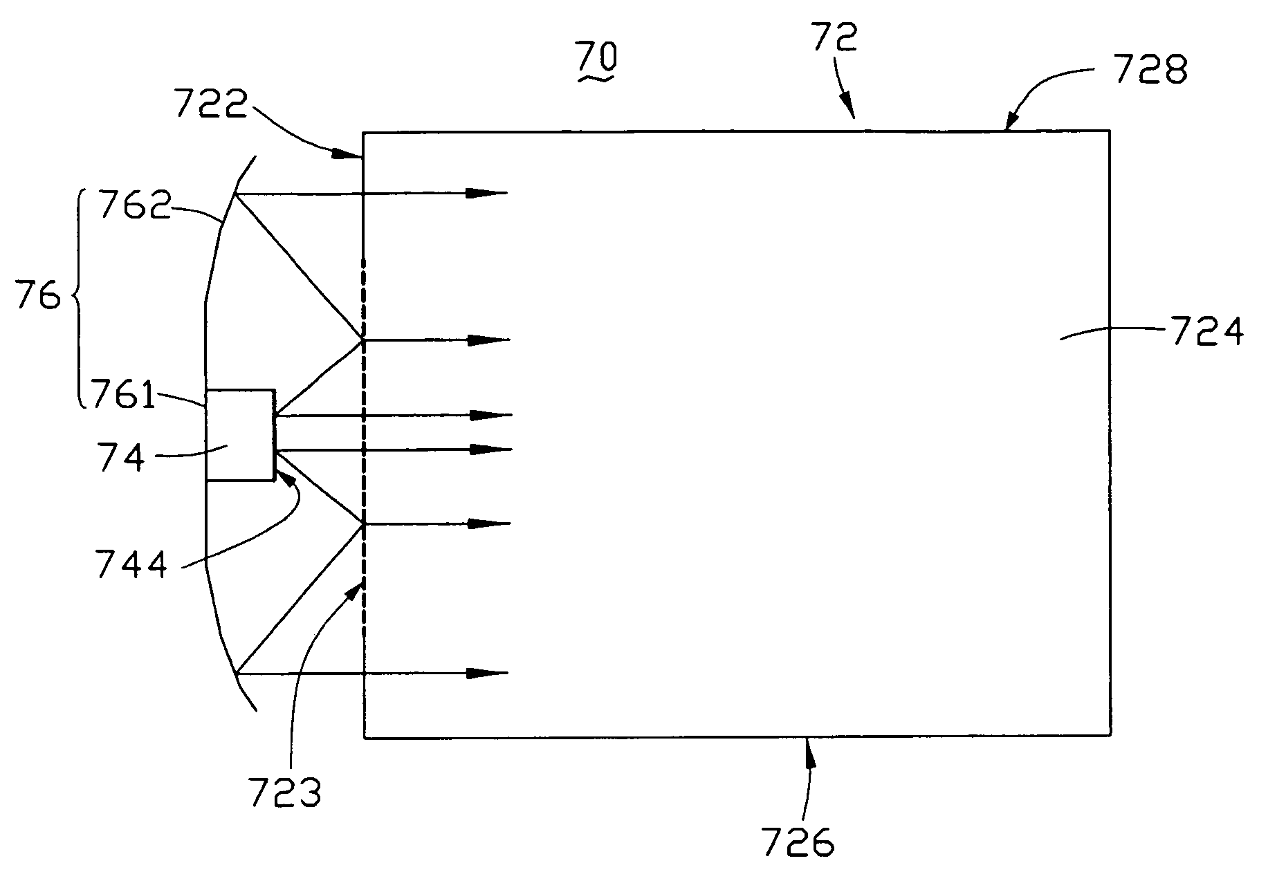 Backlight module and reflector thereof