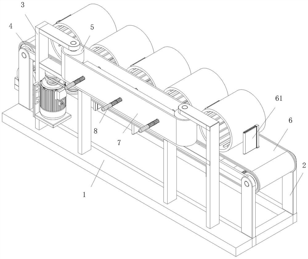 Inner cavity grinding equipment for aluminum casting production