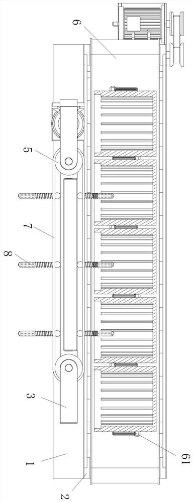 Inner cavity grinding equipment for aluminum casting production