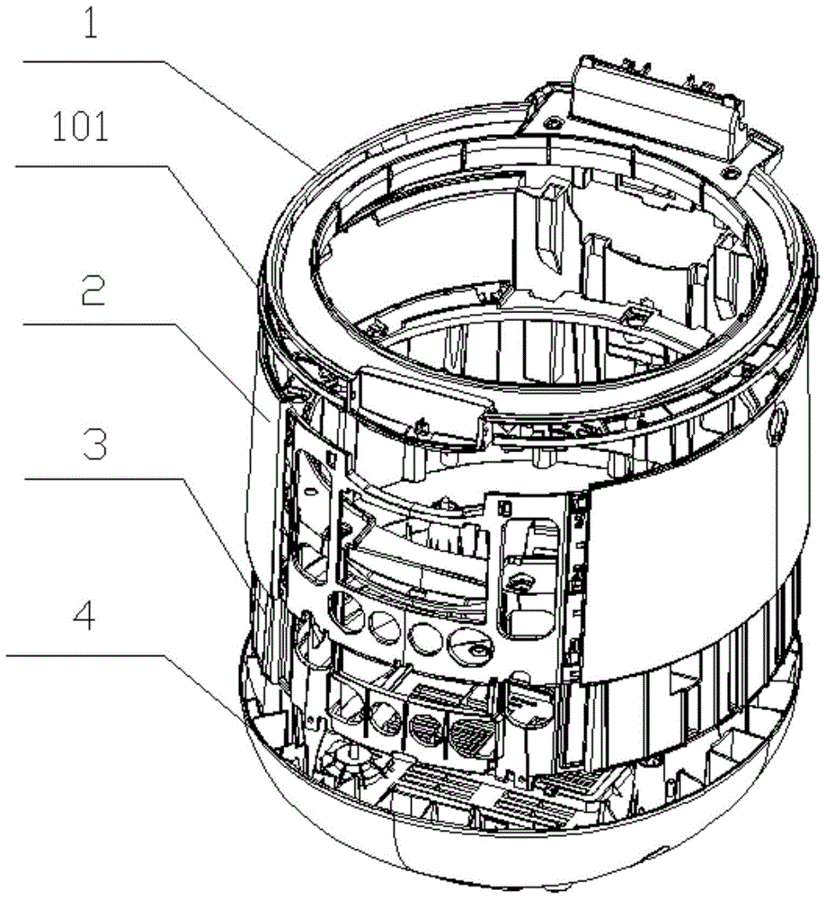 Double-layer pot body structure and pot including the double-layer pot body structure