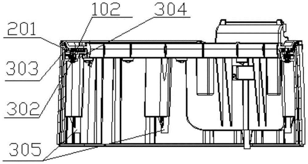 Double-layer pot body structure and pot including the double-layer pot body structure
