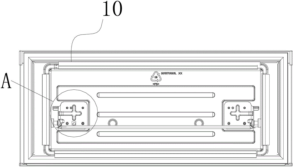 Drawer-type door body and a refrigerator provided with same