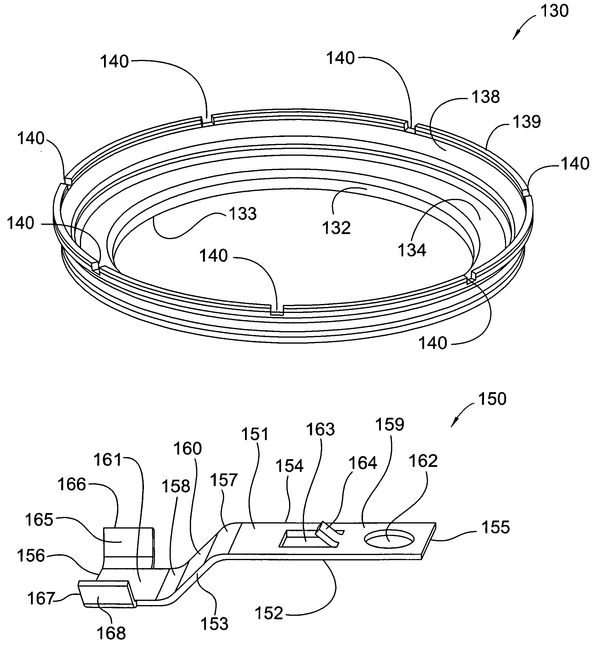 Anti-rotation mechanism for a closed piston torque converter