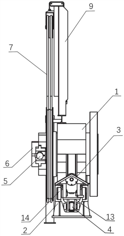 Billet overturning and straightening device
