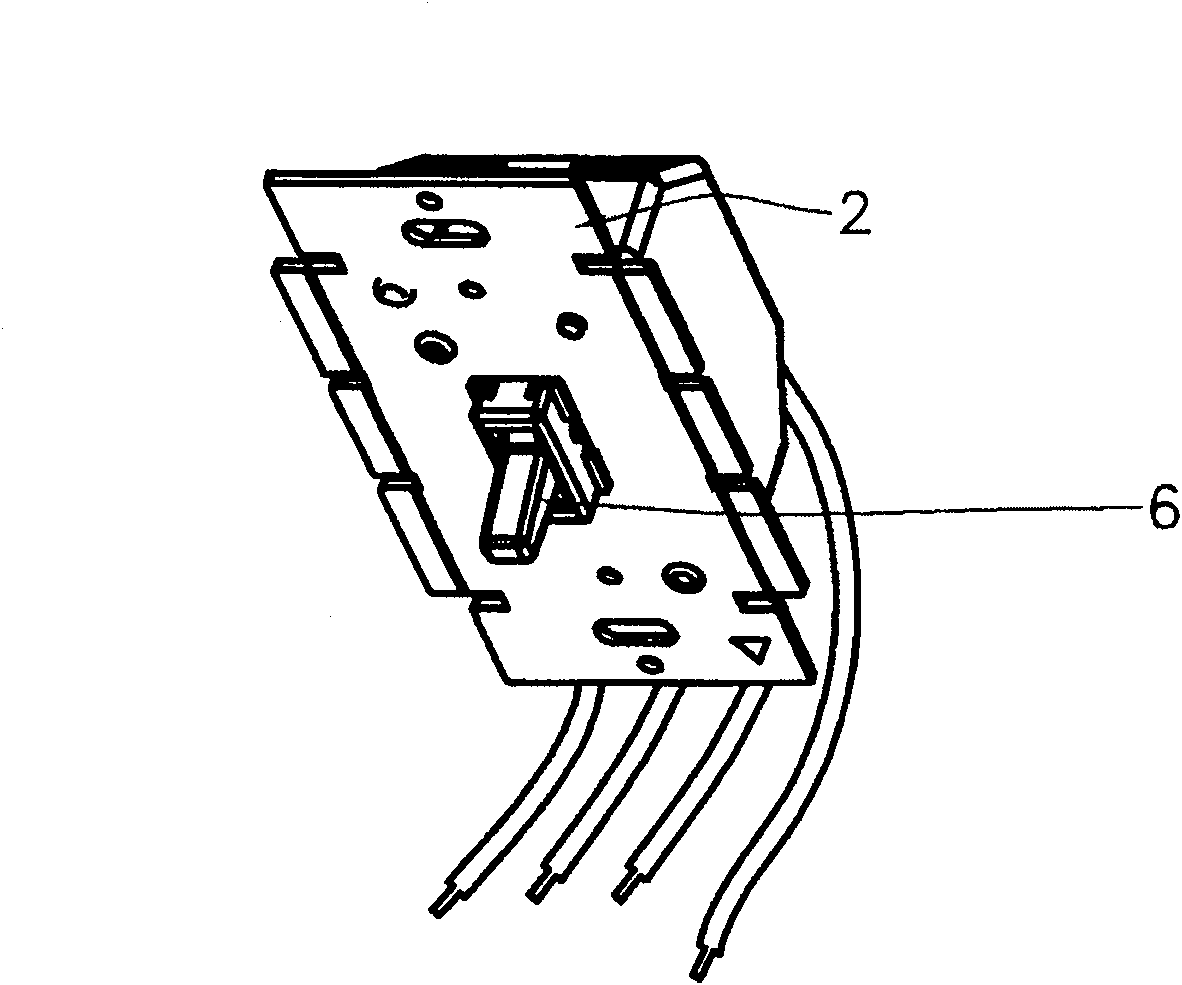 Pothook type stepless dimmer