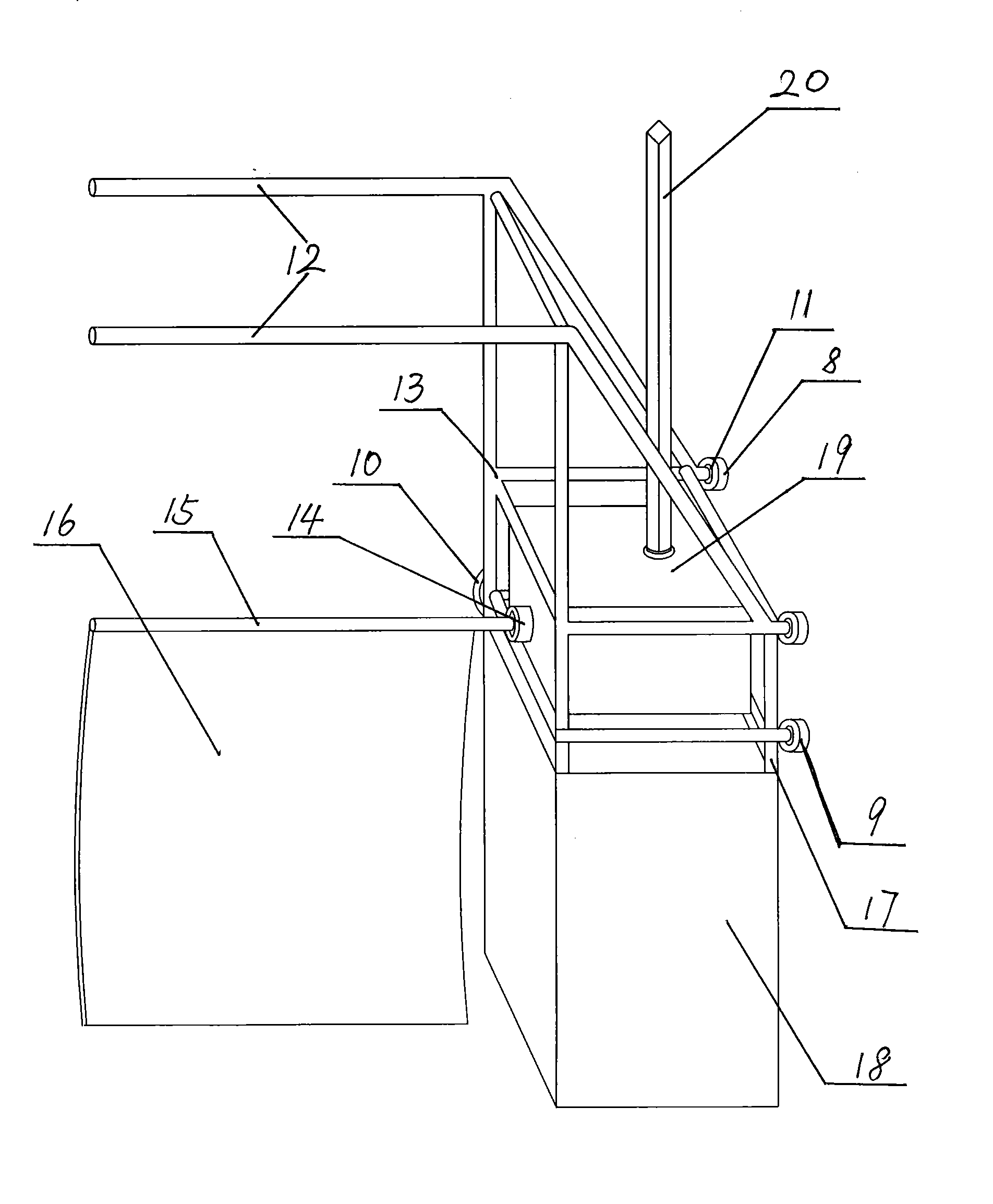 Floating hydraulic generator