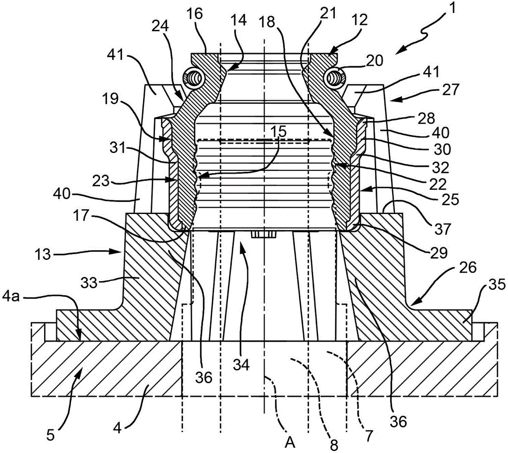 A gasket for a valve of an internal-combustion engine