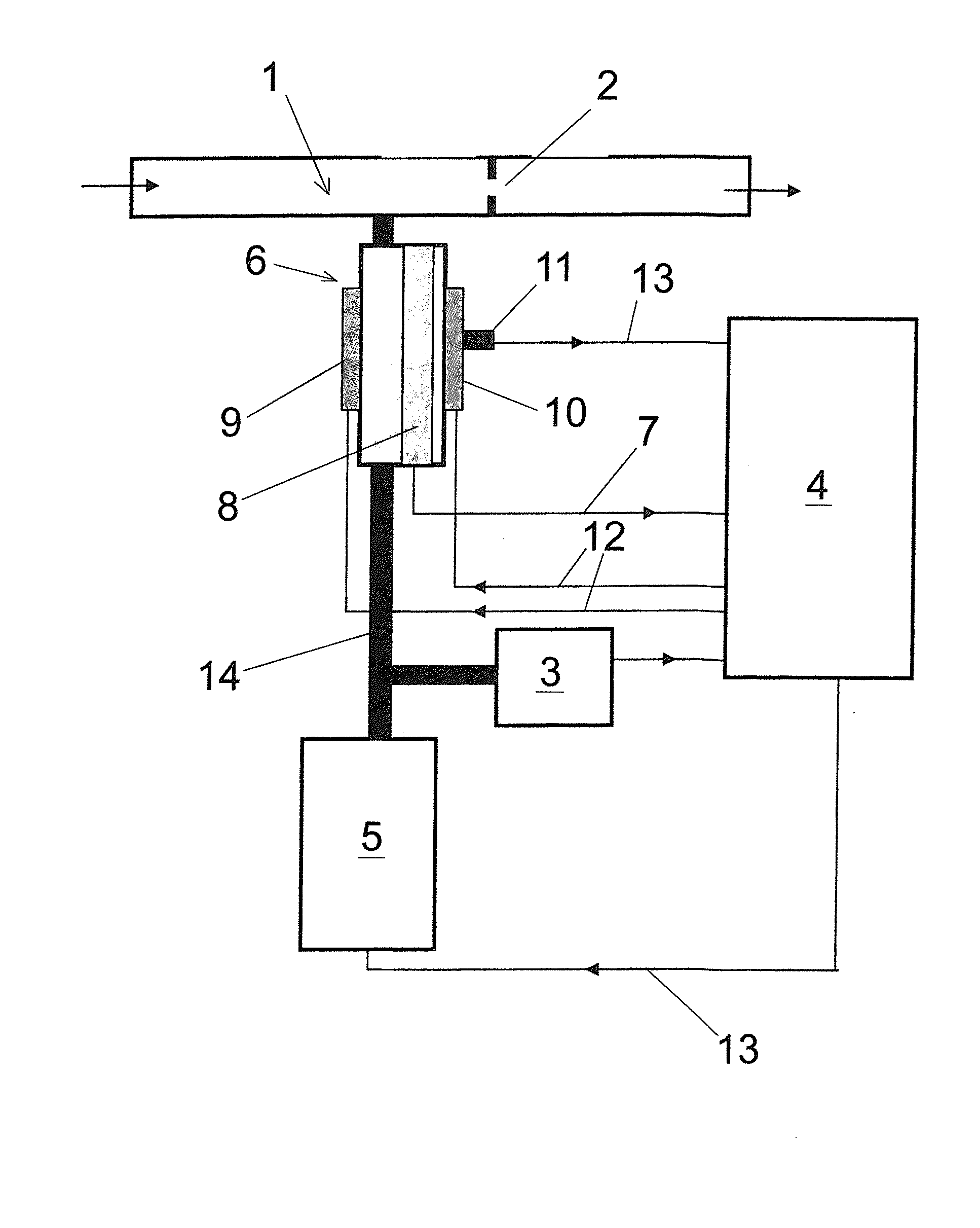 Alcohol-measuring device with fast operational readiness