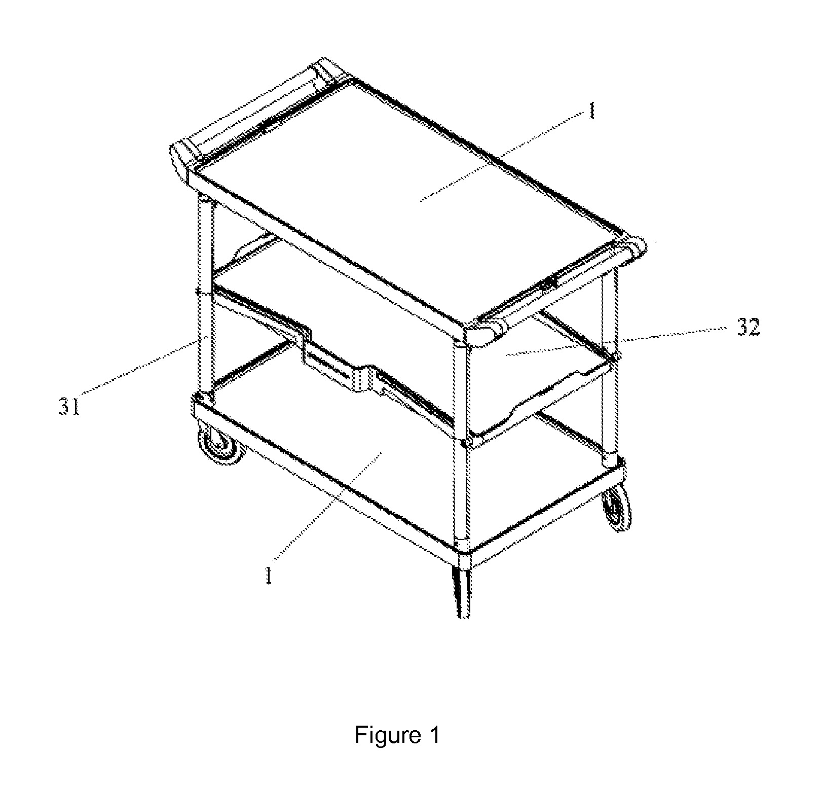 Foldable table mechanism