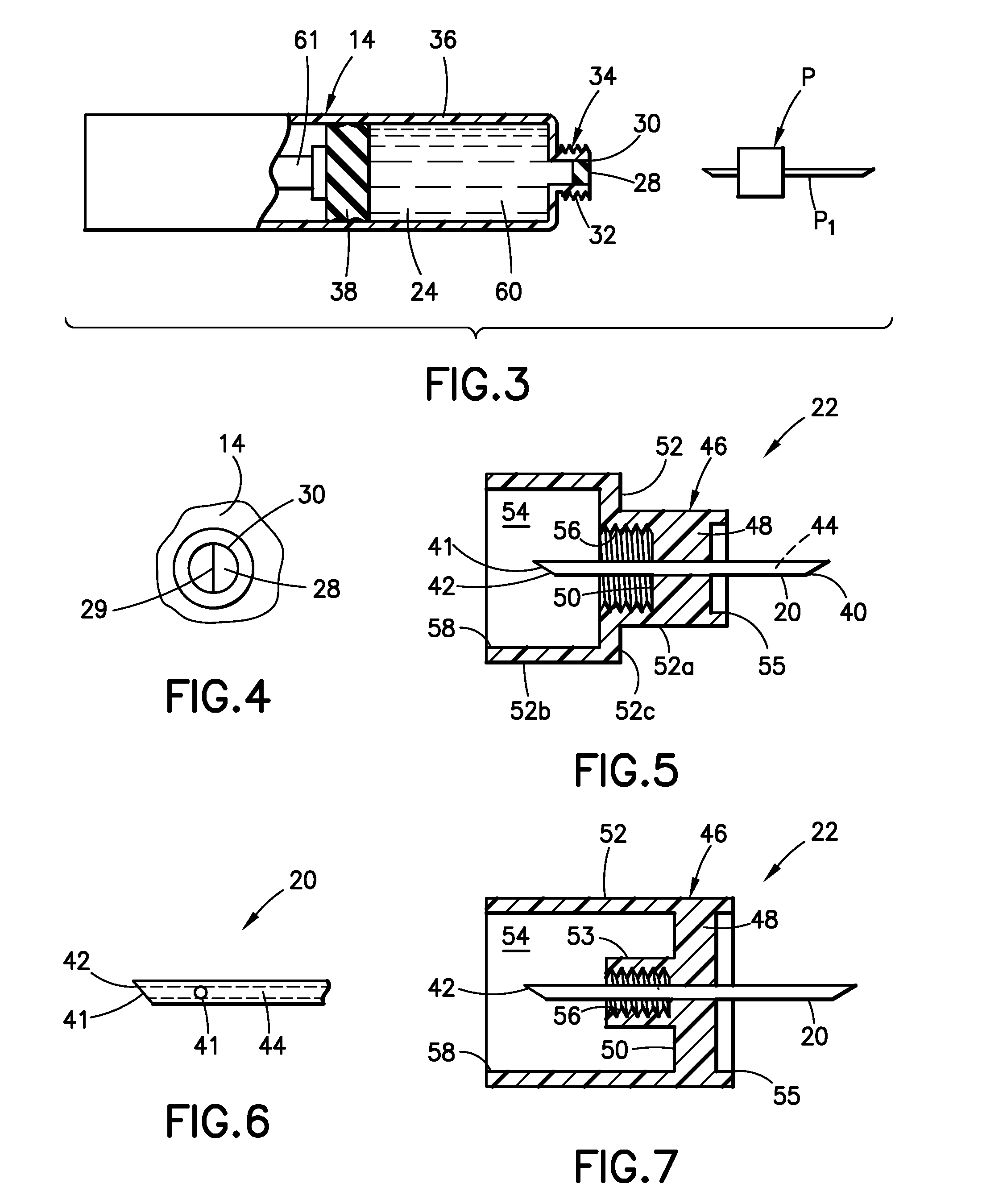 Fixturing member and device for permitting mixing in a pen injector