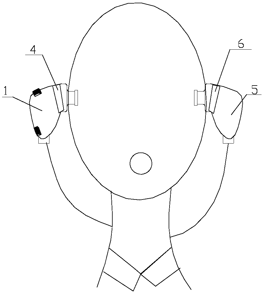 Neck-line bluetooth earphone and application method thereof